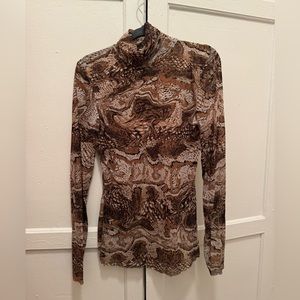 Ganni sheer turtleneck